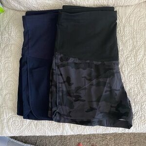 (2) GAP Fit Maternity Running Shorts Size M